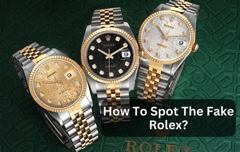 how to identify a rolex.